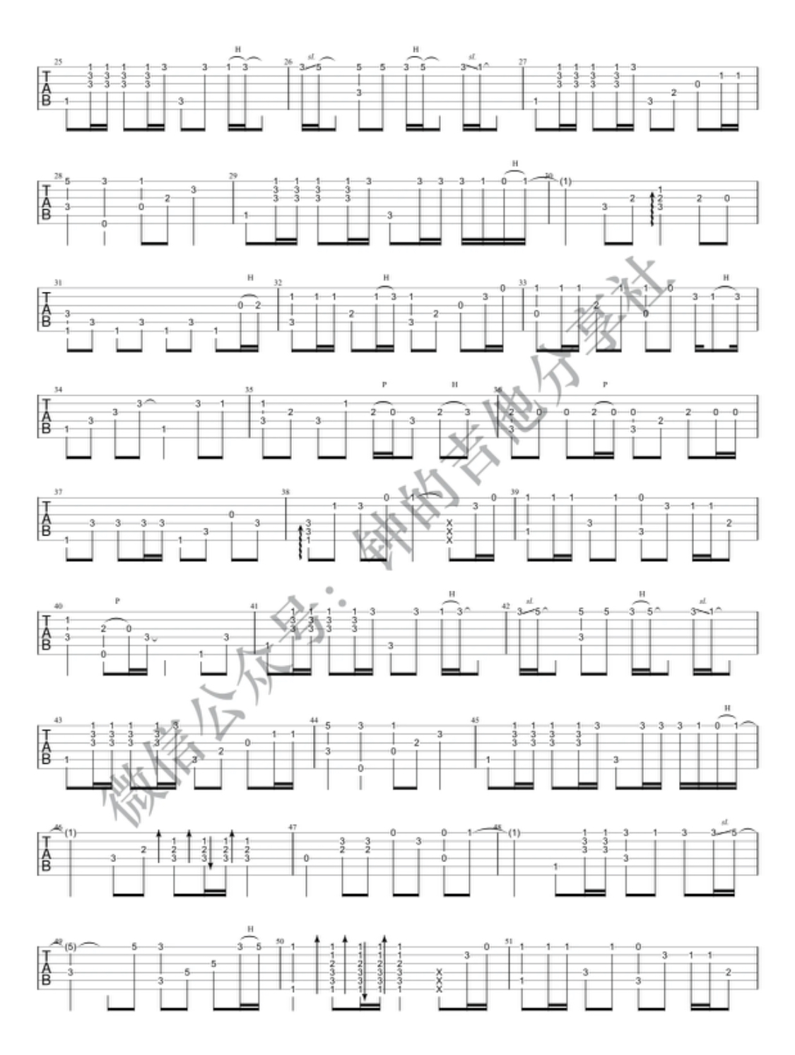 Beyond《海阔天空》吉他谱_吉他弹唱谱_钟亚编配第2张